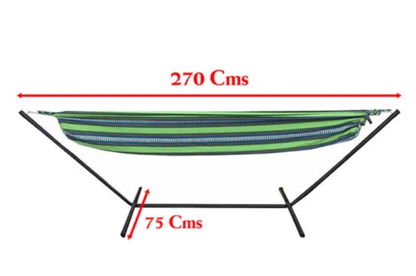 Hamaca Portátil | Soporte Metálico + Hamaca