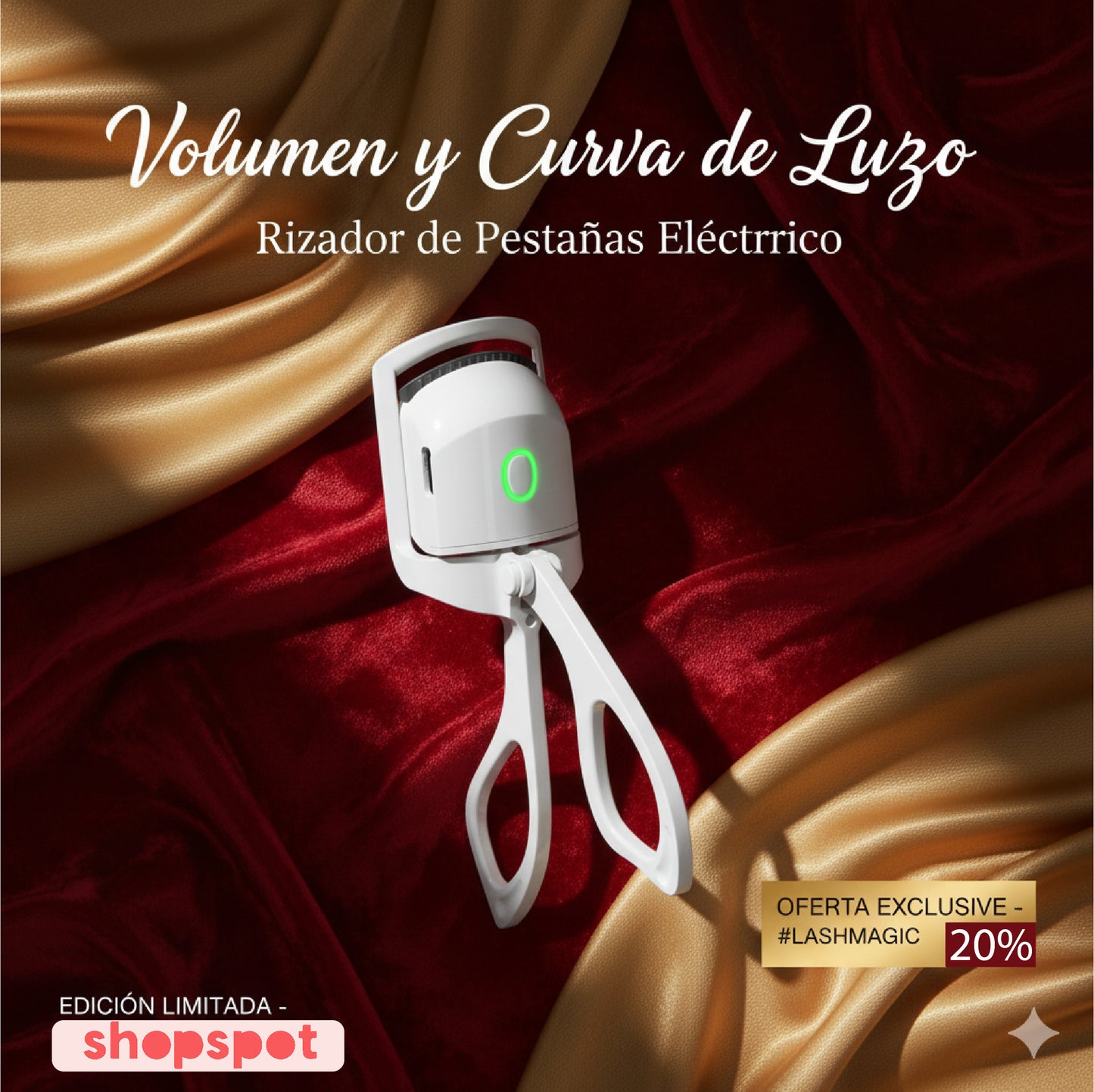 Encrespador Pestañas Eléctrico