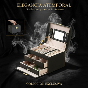 Caja Joyera de Lujo de 3 niveles – Diseño, Estilo y Funcionalidad