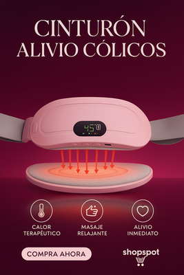Cinturón Alivio Cólicos con Calor y Masaje